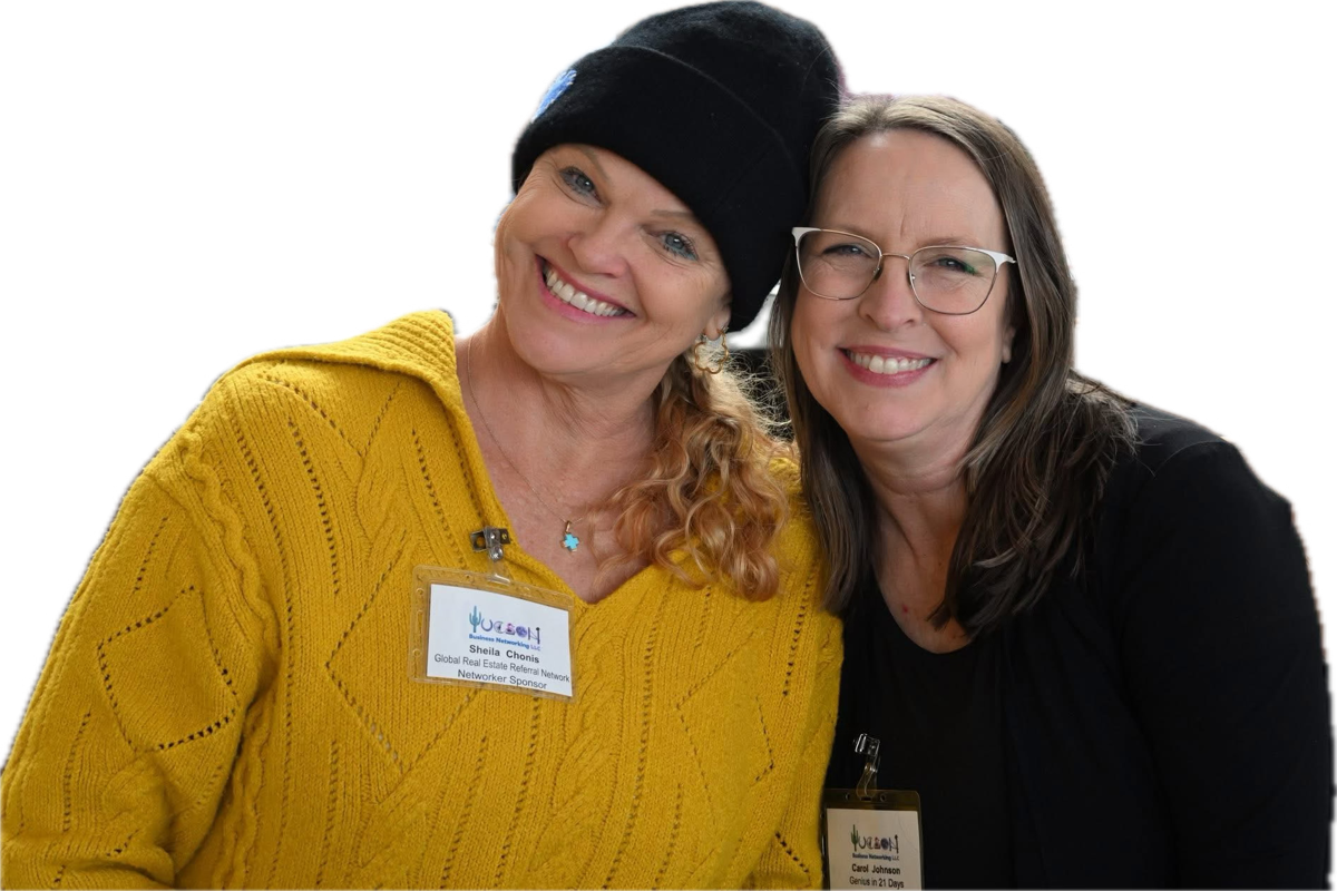 Sheila Chonis with Carol J.